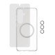 PanzerGlass CR94821 coque de protection pour téléphones portables 17 cm (6.7") Housse Noir, Transparent