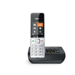 Gigaset COMFORT 500A Téléphone analog/dect Identification de l'appelant Noir, Argent Gigaset COMFORT 500A Téléphone analog/dect Identification de l'appelant Noir, Argent