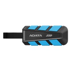 ADATA Externe SSD SC740 2TB Plug&Go blue 1050/1000 MIL.STD 2 To USB Type-C 3.2 Gen 2 (3.1 Gen 2) Noir, Bleu