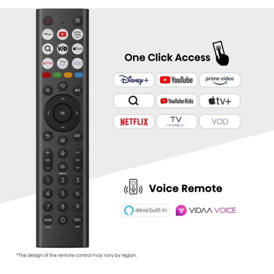 Hisense 65U7Q 165,1 cm (65") 4K Ultra HD Smart TV Wifi Noir 500 cd/m²
