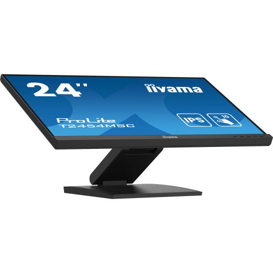 iiyama ProLite T2454MSC-B2AG écran PC 60,5 cm (23.8") 1920 x 1080 pixels Full HD LED Écran tactile Multi-utilisateur Noir iiyama ProLite T2454MSC-B2AG écran PC 60,5 cm (23.8") 1920 x 1080 pixels Full HD LED Écran tactile Multi-utilisateur Noir