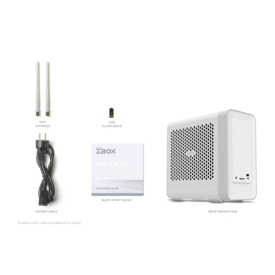 Zotac ZBOX MAGNUS ONE Mini-Tower Blanc FCLGA1700 2,1 GHz