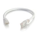 C2G Cat6a SSTP 0.5m câble de réseau Blanc 0,5 m S/FTP (S-STP)