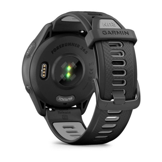 Garmin Forerunner 265 3,3 cm (1.3") AMOLED 46 mm Numérique 416 x 416 pixels Écran tactile Noir Wifi GPS (satellite)