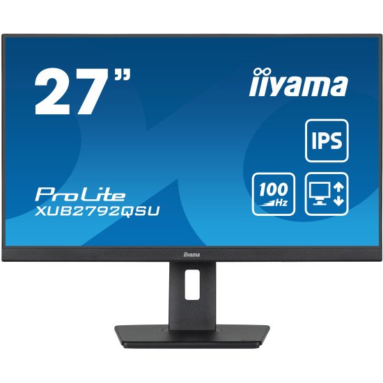 iiyama ProLite écran PC 68,6 cm (27") 2560 x 1440 pixels Full HD LED Noir