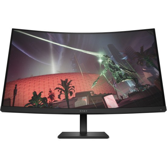 HP OMEN by HP OMEN by 31.5 inch QHD 165Hz Curved Gaming Monitor - OMEN 32c écran PC 80 cm (31.5") 2560 x 1440 pixels Quad HD Noir