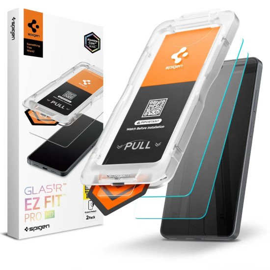Spigen GLAS.tR EZ Fit Pro HD Protection d'écran transparent Samsung 2 pièce(s)