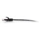 C2G Câble de raccordement Ethernet fin Cat6a non blindé (UTP) avec protection anti-accrochage de 2,1 m - Noir