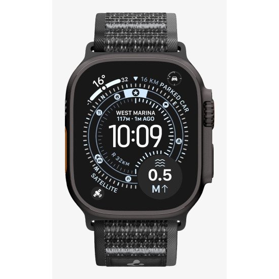 Spigen Athlex Air 2 Bande Noir, Orange Tissu