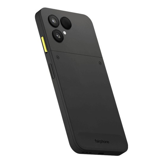 Fairphone The (Gen 6) 16 cm (6.31") Double SIM Android 15 5G USB Type-C 8 Go 256 Go 4415 mAh Noir