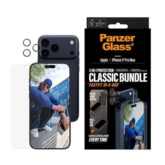 PanzerGlass PG28937 écran et protection arrière de téléphones portables Protection d'écran transparent Apple