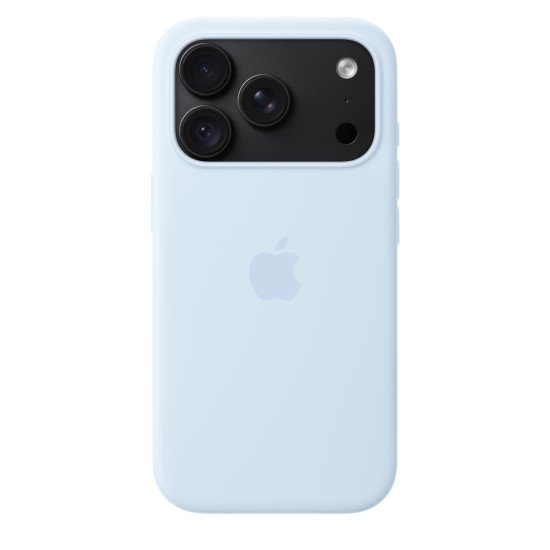 Apple Coque en silicone avec MagSafe pour iPhone 18 Pro - Bleu lumineux
