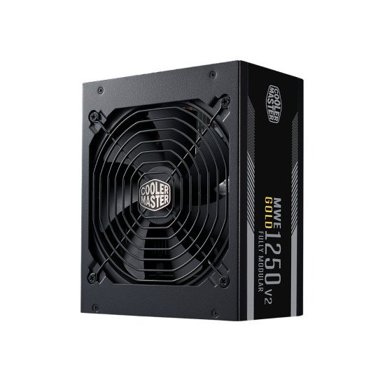 Cooler Master MWE Gold 1250 V2 ATX 3.1 unité d'alimentation d'énergie 1250 W 24-pin ATX Noir Cooler Master MWE Gold 1250 V2 ATX 3.1 unité d'alimentation d'énergie 1250 W 24-pin ATX Noir