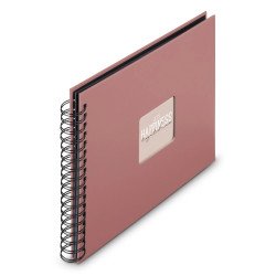 Hama 00009858 album photo et protège-page Rouge 100 feuilles Reliure spiralée