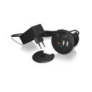 ICY BOX IB-HUB1407 Universel Noir Secteur Charge rapide Intérieure