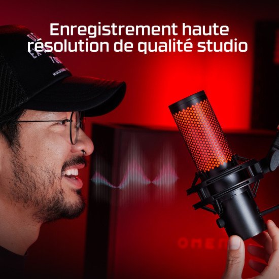 HyperX QuadCast 2 – Microphone USB (noir)