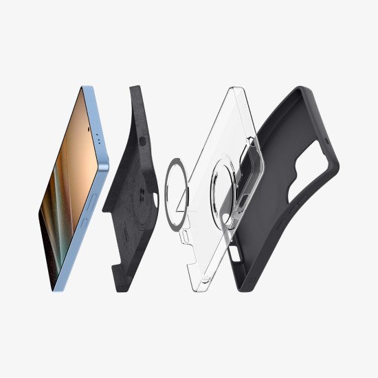 Spigen Silicone Fit (MagFit) coque de protection pour téléphones portables 17,5 cm (6.9") Housse Noir Spigen Silicone Fit (MagFit) coque de protection pour téléphones portables 17,5 cm (6.9") Housse Noir