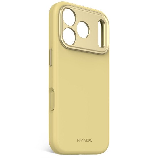 Decoded Silicone Backcover Apple iPhone 17 Pro Yuma Yellow coque de protection pour téléphones portables 16 cm (6.3") Housse Jaune