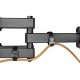 Manhattan Support mural pour TV/moniteurs (Bras articulé), écrans 32" à 55", Compatibilité VESA : de 100x100 à 400x400 mm (vérifiez les dimensions des quatre trous de fixation à l'arrière), charge max. 40 kg, noir
