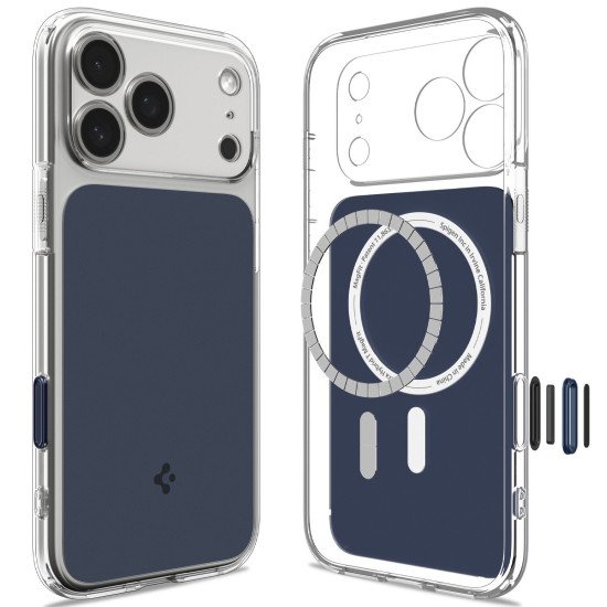 Spigen Ultra Hybrid T (MagFit) coque de protection pour téléphones portables 16 cm (6.3") Housse Transparent, Bleu