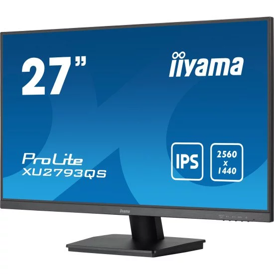 iiyama ProLite XU2793QS-B7 écran PC 68,6 cm (27") 2560 x 1440 pixels 4K Ultra HD LED Noir iiyama ProLite XU2793QS-B7 écran PC 68,6 cm (27") 2560 x 1440 pixels 4K Ultra HD LED Noir