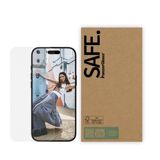 PanzerGlass SAFE. by ® Screen Protector iPhone Air | Ultra-Wide Fit | Bulk Protection d'écran transparent Apple 10 pièce(s)