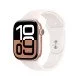 Apple Watch Series 10 OLED 46 mm Numérique 416 x 496 pixels Écran tactile Or rose Wifi GPS (satellite) Apple Watch Series 10 OLED 46 mm Numérique 416 x 496 pixels Écran tactile Or rose Wifi GPS (satellite)
