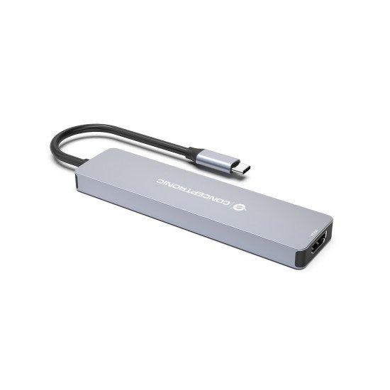 Conceptronic DONN19G station d'accueil Avec fil USB 3.2 Gen 1 (3.1 Gen 1) Type-C Gris Conceptronic DONN19G station d'accueil Avec fil USB 3.2 Gen 1 (3.1 Gen 1) Type-C Gris