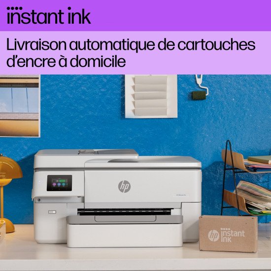 HP OfficeJet Pro Imprimante tout-en-un grand format HP 9720e, Couleur, Imprimante pour Petit bureau, Impression, copie, numérisation, HP+; Éligibilité HP Instant Ink; Sans fil; Impression recto-verso; Chargeur automatique de documents; Imprimer depuis un 