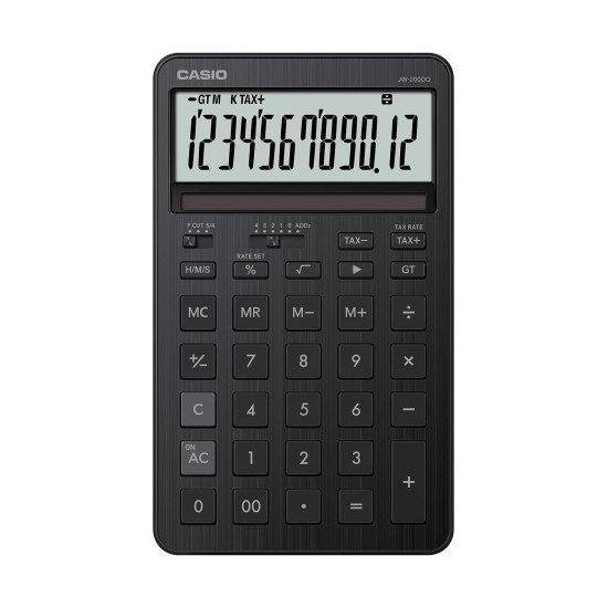 Casio JW-200DQ calculatrice Bureau Calculatrice basique Noir