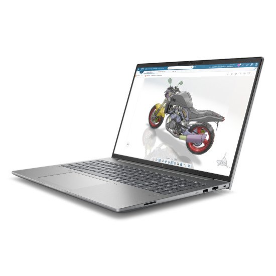 HP Zbook X ZBXG2i16 U9 386H 16 64GB/1T PC NLSgl Copilot+ PC Intel Core Ultra 9 Station de travail mobile 40,6 cm (16") 2.5K 64 Go DDR5-SDRAM 1 To SSD NVIDIA RTX PRO 2000 Blackwell Wi-Fi 7 (802.11be) Windows 11 Pro AI Workstation, AI PC Argent QWERTY