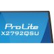iiyama ProLite X2792QSU-B1 écran PC 68,6 cm (27") 2560 x 1440 pixels Quad HD Noir