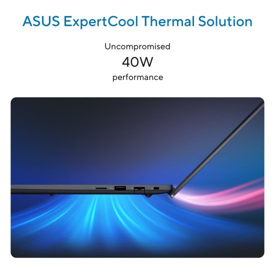 ASUS ExpertBook B5 B5605CCA-MB0015X Intel Core Ultra 7 255H Ordinateur portable 40,6 cm (16") WUXGA 16 Go DDR5-SDRAM 512 Go SSD Wi-Fi 7 (802.11be) Windows 11 Pro US International Noir, Gris