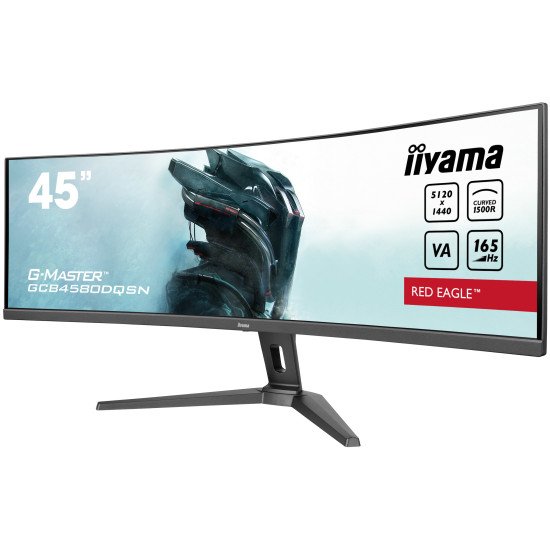 iiyama G-MASTER RED EAGLE CURVED écran PC 114,3 cm (45") 5120 x 1440 pixels Dual QHD LED Noir