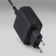 StarTech.com Chargeur PC Portable USB-C 65W, Chargeur Mural GaN Compact Pour Dell, XPS, HP ProBook, MacBook Pro, Surface Pro, Noir