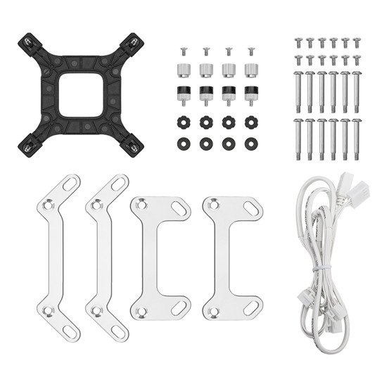DeepCool LM360 WH Processeur Kit de refroidissement du liquide 12 cm Blanc 1 pièce(s)