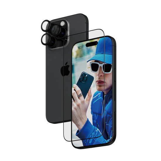PanzerGlass ® 2-in-1 Bundle iPhone 16 Pro Protection d'écran transparent Apple 1 pièce(s)