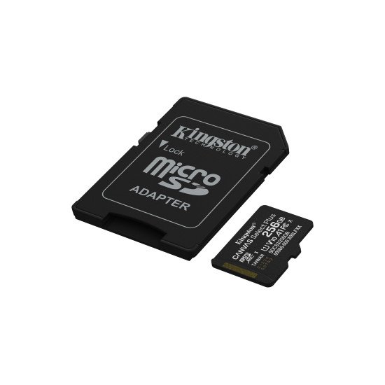 Kingston Technology 256GB microSDXC Canvas Select Plus Gen3 150MB/s A1 (Adaptateur SD inclus) Kingston Technology 256GB microSDXC Canvas Select Plus Gen3 150MB/s A1 (Adaptateur SD inclus)