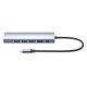 Manhattan Dock/hub USB-C, 6 ports : Ethernet, HDMI, 3x USB-A + USB-C, avec Power Delivery (PD) 100 W - nécessite un chargeur USB-C externe (non inclus). Alimenté par USB (aucune alimentation externe requise) lorsque le PD n'est pas utilisé