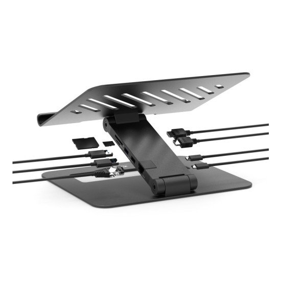 Port Designs 501935 Support de livres Supports de Laptop Noir