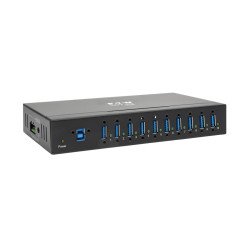 Tripp Lite U360-010-IND hub & concentrateur USB 3.2 Gen 1 (3.1 Gen 1) Type-B 5000 Mbit/s Noir