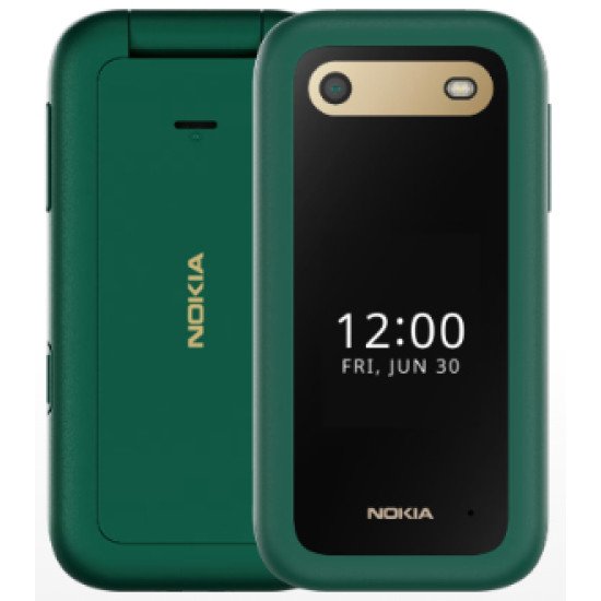 Nokia 2660 Flip 7,11 cm (2.8") 123 g Vert Téléphone numérique