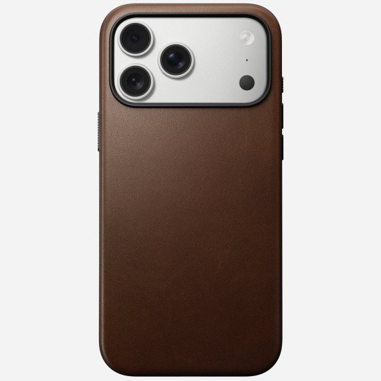 Nomad Modern Leather Case coque de protection pour téléphones portables 17,5 cm (6.9") Housse Marron