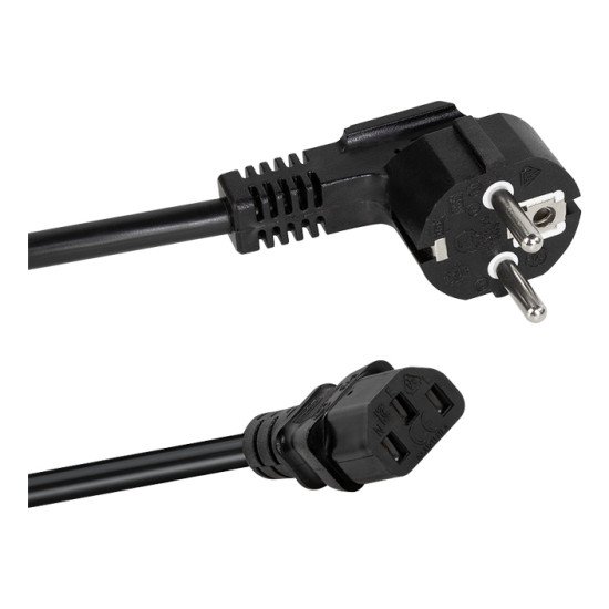LogiLink PDU4S01 unité de distribution d'énergie 4 sortie(s) CA Noir