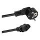 LogiLink PDU4S01 unité de distribution d'énergie 4 sortie(s) CA Noir
