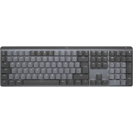 Logitech MX Mechanical clavier RF sans fil + Bluetooth QWERTY US International Graphite, Gris