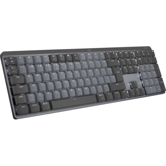 Logitech MX Mechanical clavier RF sans fil + Bluetooth QWERTY US International Graphite, Gris