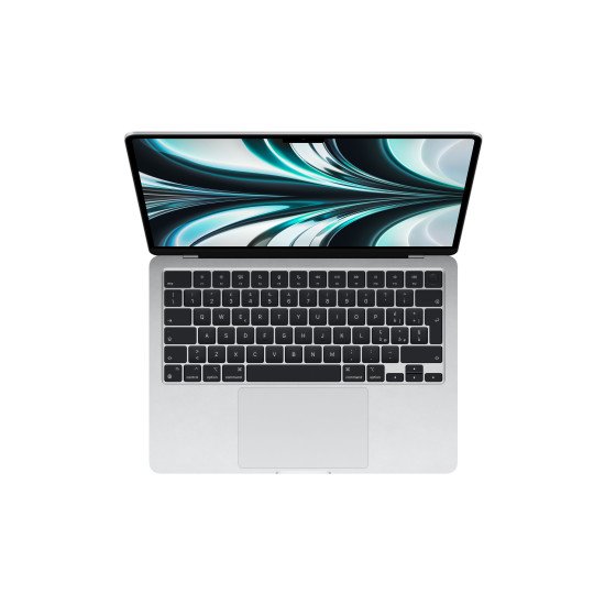 Apple MacBook Air MacBookAir M2 Ordinateur portable 34,5 cm (13.6") Apple M 8 Go 256 Go SSD Wi-Fi 6 (802.11ax) macOS Monterey Argent