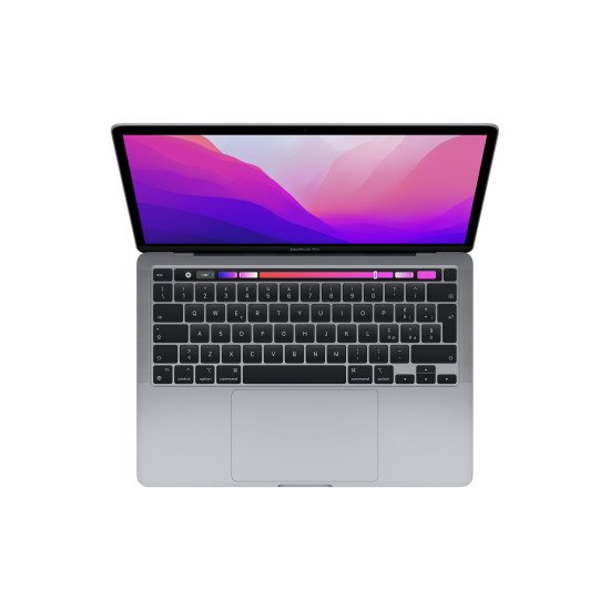 Apple MacBook Pro M2 Ordinateur portable 33,8 cm (13.3") Apple M 8 Go 512 Go SSD Wi-Fi 6 (802.11ax) macOS Monterey Gris