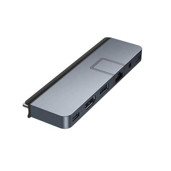 HYPER HD575-GRY-GL hub & concentrateur USB 3.2 Gen 1 (3.1 Gen 1) Type-C 5000 Mbit/s Gris